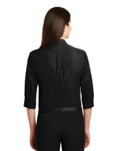 Load image into Gallery viewer, Port Authority - Ladies 3/4-Sleeve Carefree Poplin Shirt
