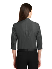 Load image into Gallery viewer, Port Authority - Ladies 3/4-Sleeve Carefree Poplin Shirt

